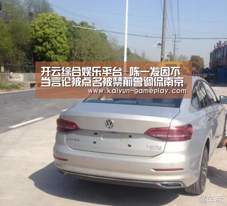 开云综合娱乐平台-陈一发因不当言论被点名被禁前曾调侃南京大屠