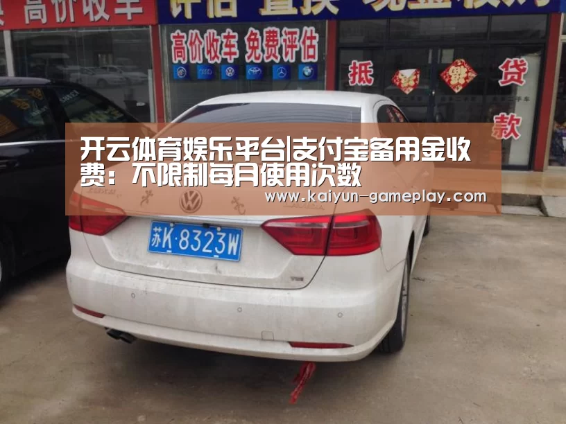 开云体育娱乐平台|支付宝备用金收费：不限制每月使用次数